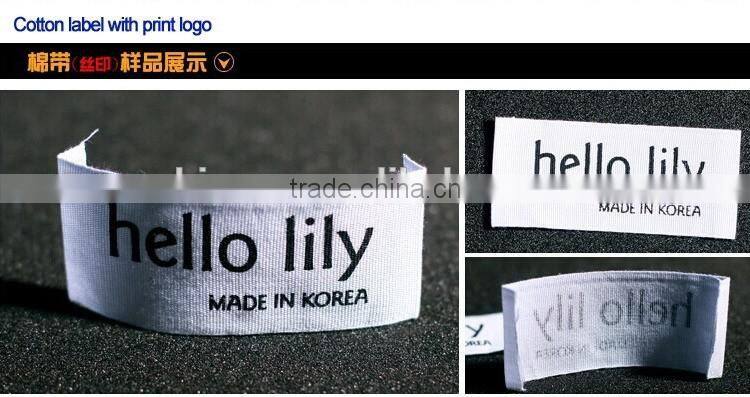 Customized garment shoe labels/woven labels/main label/embroidered tag silver gold WSL-001