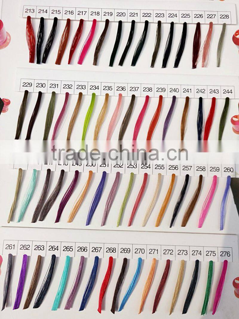 factory price 100% high tenacity spun 210D/3 polyester coat sewing thread