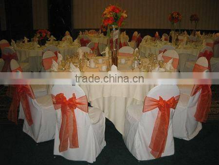 Wedding decoration banquet chair cover polyester chair cover