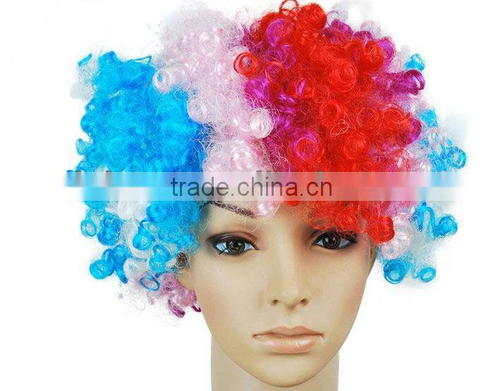 Rio de Janeiro Wigs,2014 World Cup Brazilian Wigs,Cheap Wigs Dubaa Fashion,Multi Directional Fan