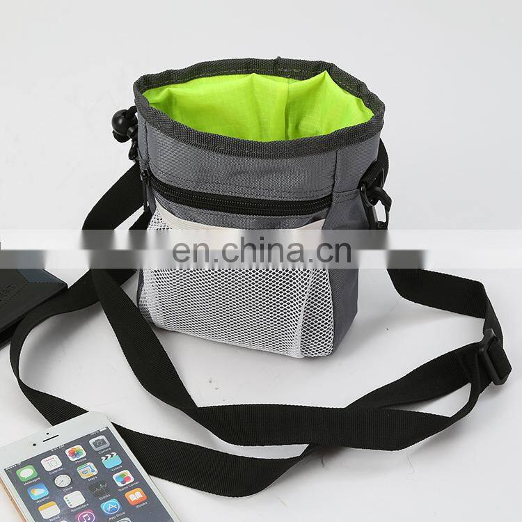 Waterproof Nylon Adjustable Belt Dog Training Pouch Puppy Training Walking Pouch