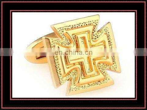 Christian gold Wedding cufflinks