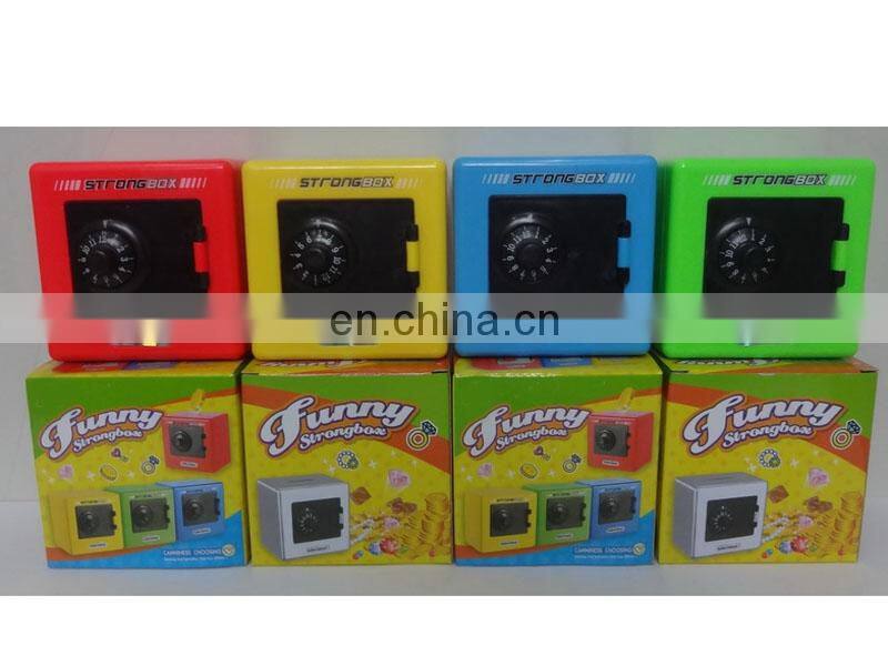 Promotional toys for kids saving money coin box with password
