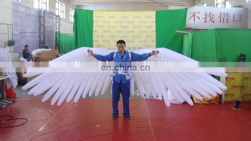 new design hot sale inflatable bird wing costumes for decoration