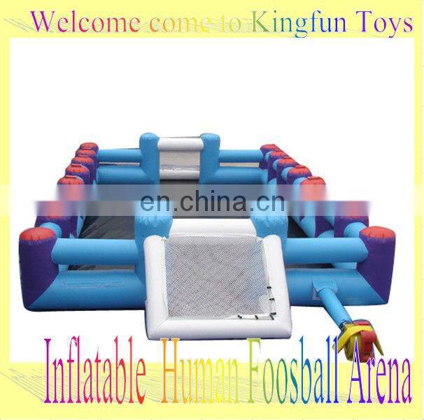 12players inflatable human soccer table/football yard sport