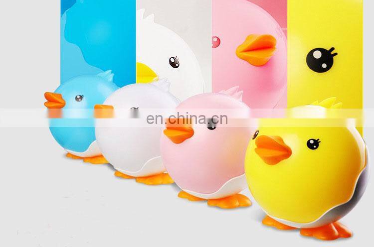 Latest fashion cute cartoon animal LED light wholesale price cute duck night lamp for kids