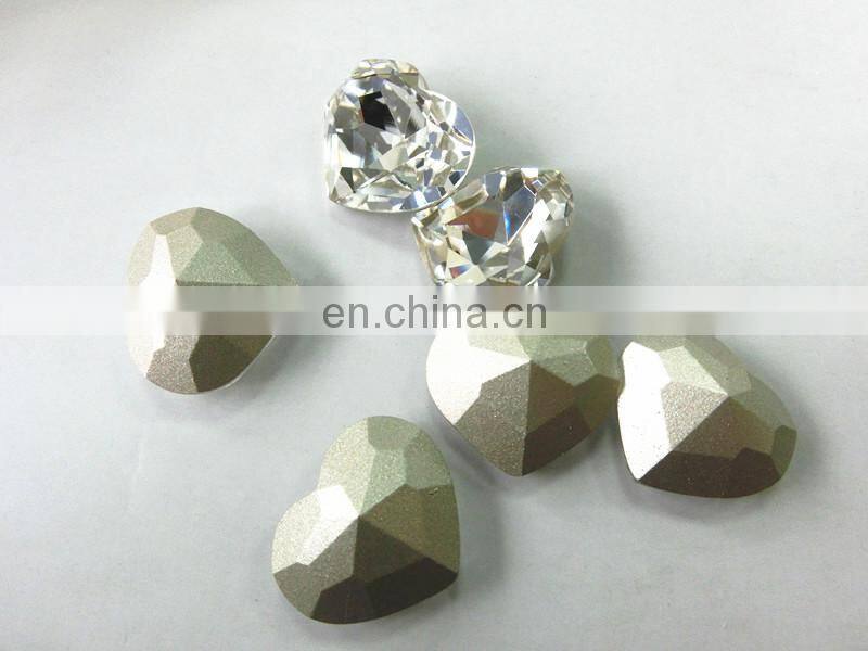 Transparent Clear Crysta Stone Beatuy Heart Shape Decorative