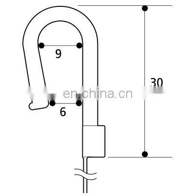 Multifunctional fasteners clips and Pin Loop Tags 230mm Nylon