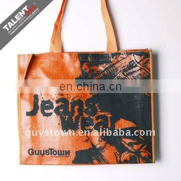 custom private silk screen printing fabric Shopping Bag