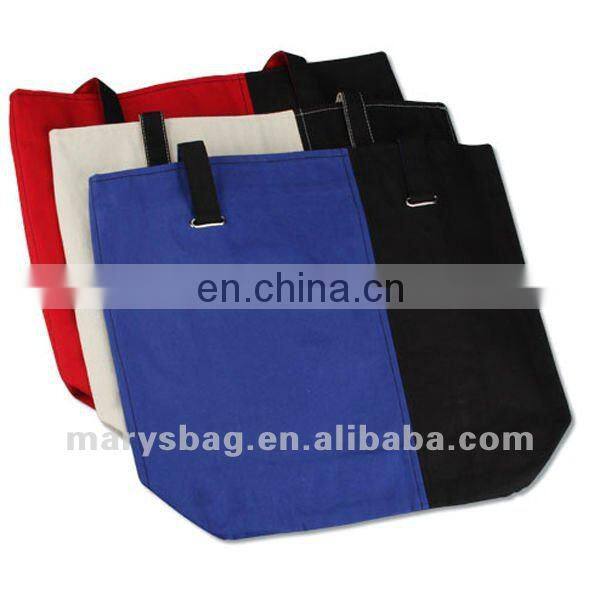 Special Designed 2 Tone Cotton Tote with Metal Grommets