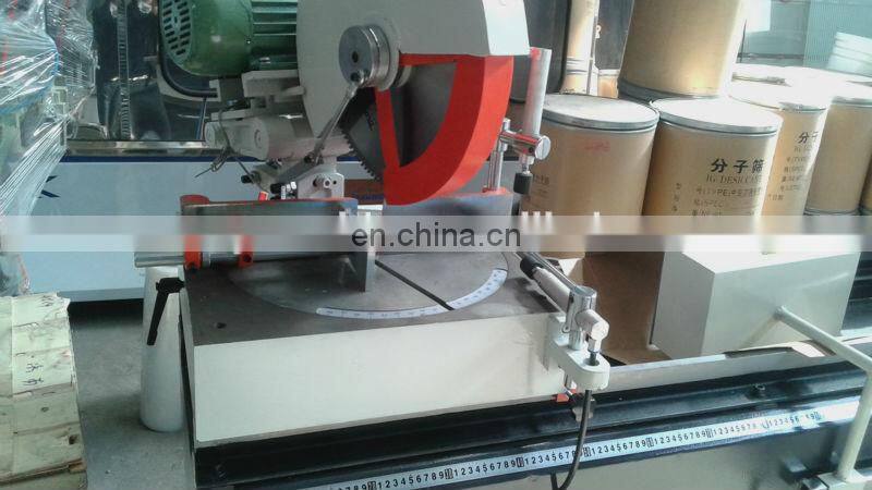 upvc double miter cutting saw window machine