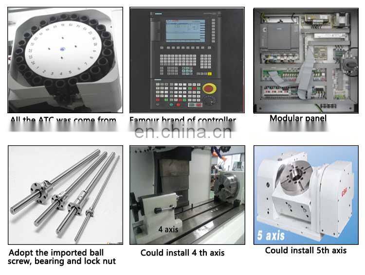 vmc420 high speed automatic china vertical cheap 3 axis cnc milling machine