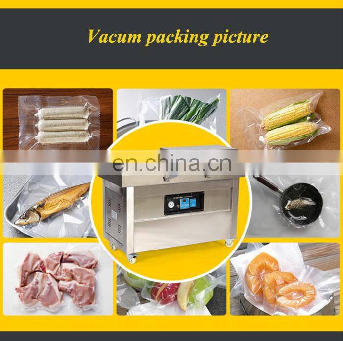 Double Chamber Vacuum Sealer DZ600/2SB For Tofu/Beef/Pork/Chicken/Becon/Sea food