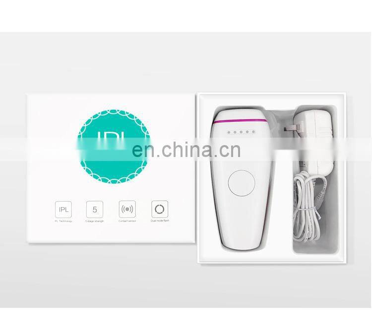Home use permanent facial hair laser removal machine for women 350,000 flashes