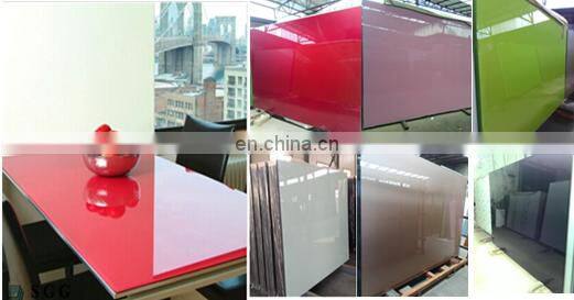 Easy clean factory price 12mm thick tempered glass dining table