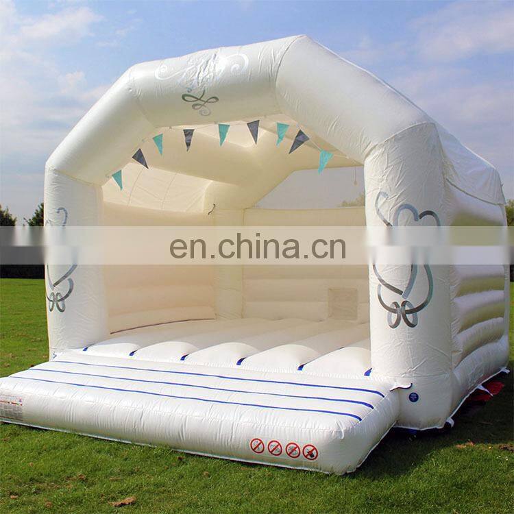 HOT Sale New Commercial Inflatable White Bouncy Bounce House Jumping Castle Sport for Wedding Party