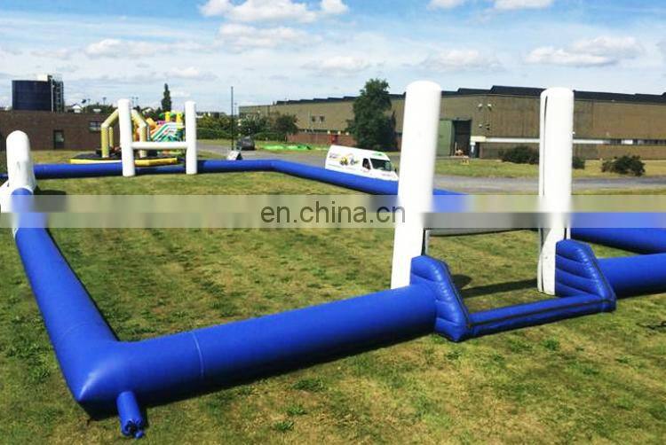 Portable Shooting Targets Inflatable Soap Water Polo Field Inflatable Indoor Rugby Soccer Football Field for Sale