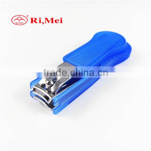 2014 new arrival stainless steel baby nail clipper plastic cover nail clipper