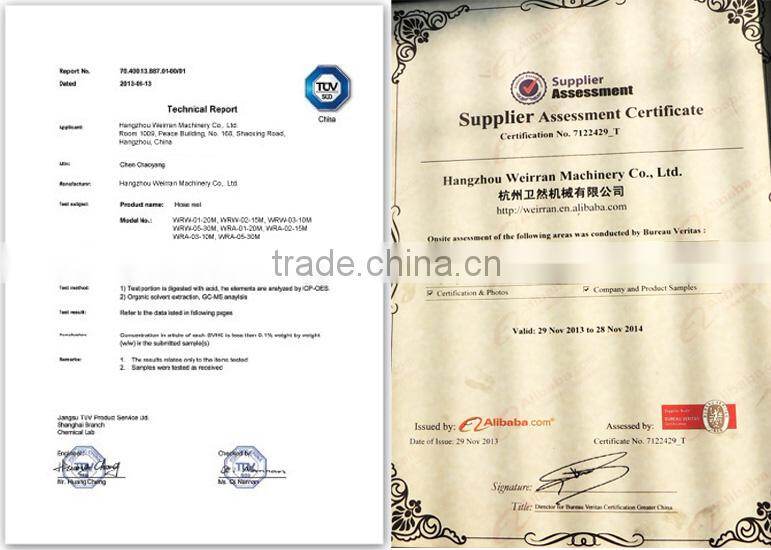 (73564) retractable automatic garden plastic case hand crank hose reel