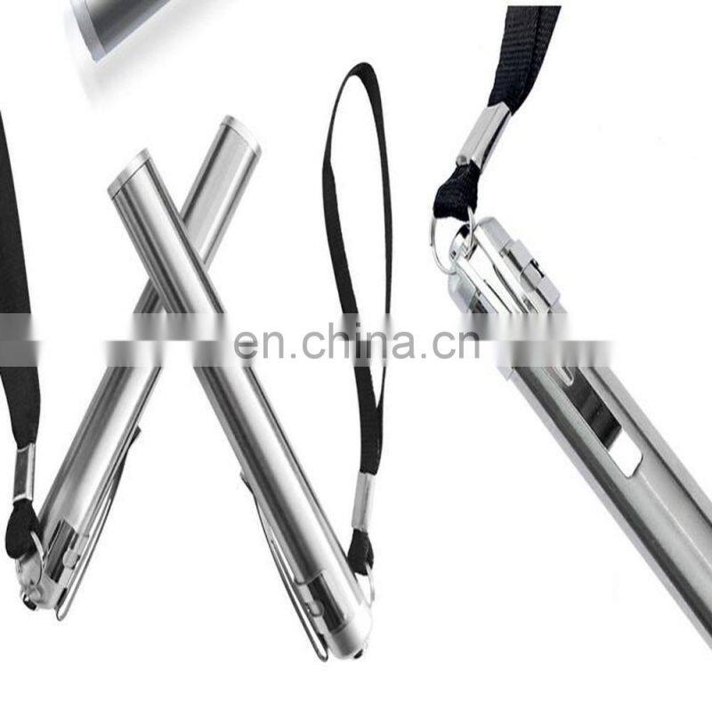 Round Moon Shape Light Aluminium Alloy Mini Led Flashlight XML Torch powerful keychain portable tail