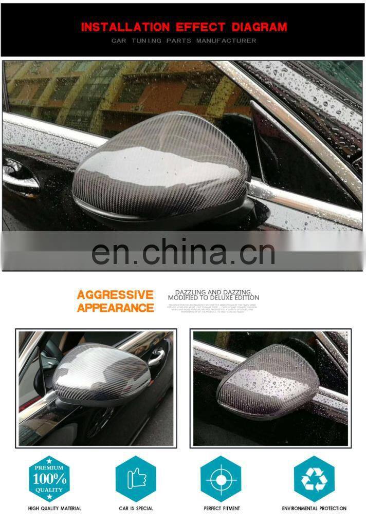 Carbon Fiber Rearview Mirror Cover for Mercedes Benz A Class A200 A220 A250 A45 W177 AMG 2019