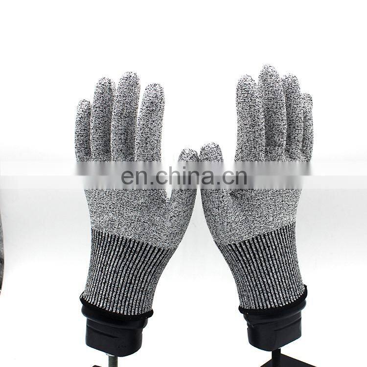 Food Grade Meat Cutting Gloves Hand Protection Anti Cut Gloves Level 5 Cut Resistant Glove For Kitchen Oyster