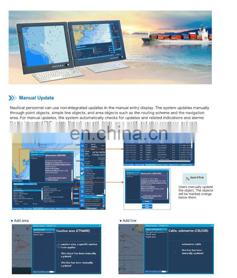 Marine electronics maritime navigation communication Xinuo HM-5818 S57 S63 Electronic Chart Display And Information System ECDIS