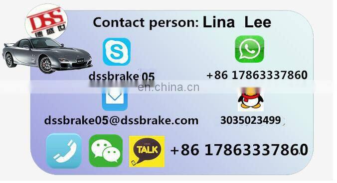 D1661 Wholesale brake system oem auto brake pads for Chevrolet Sail