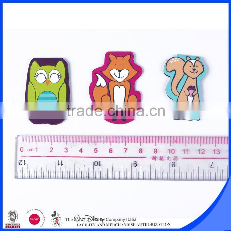 Cute animal design folding magnetic bookmark
