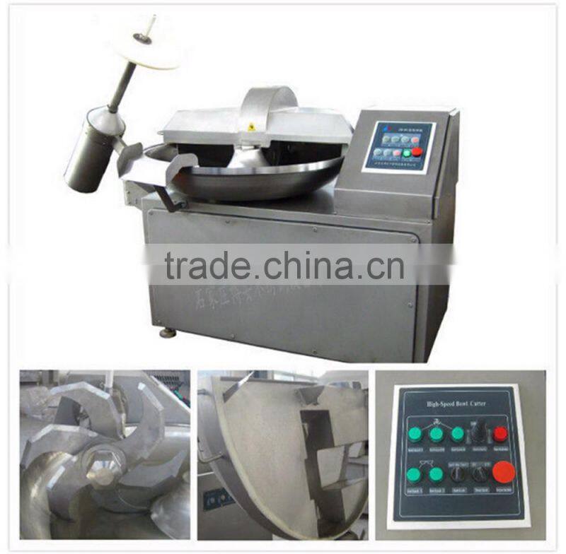 Stainless steel 80L meat bowl chopper with 6 cutting knife