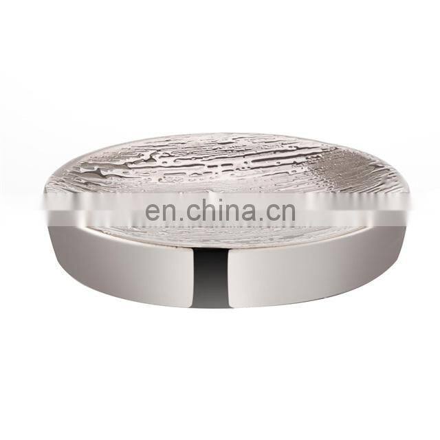 Romantic pink 3pcs bathroom sets combination of metal and plastic