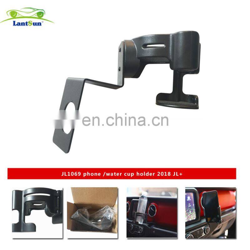 For Jeep JL  for for wrangler 2018+ Lantsun JL1069 phone /water cup holder High quality and low price