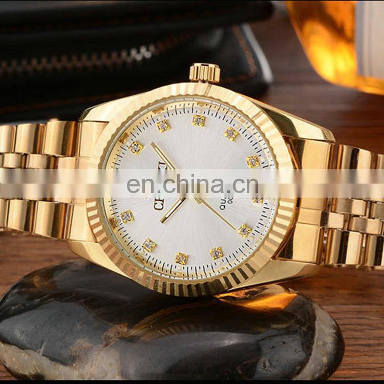 CHENXI 004A Crystal Diamond Couples Watch Stainless Steel Casual Dress Watches For Men Women Couple