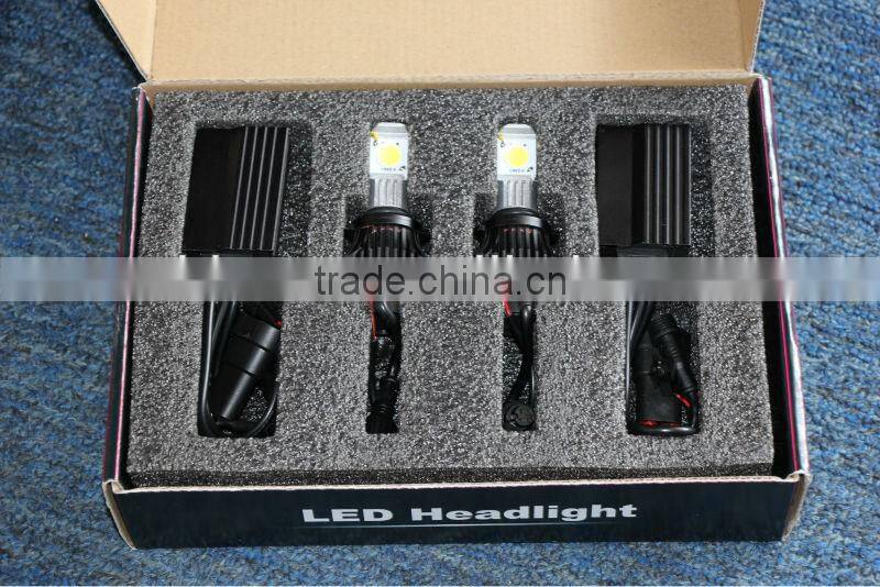 High Power 50w Car LED Headlight H4 H/l bixenon Moving Xenon Low beam