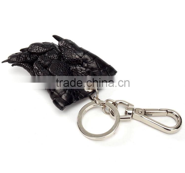 real crocodile feet key ring leather key chain high quality crocodile skinhandmade key loop