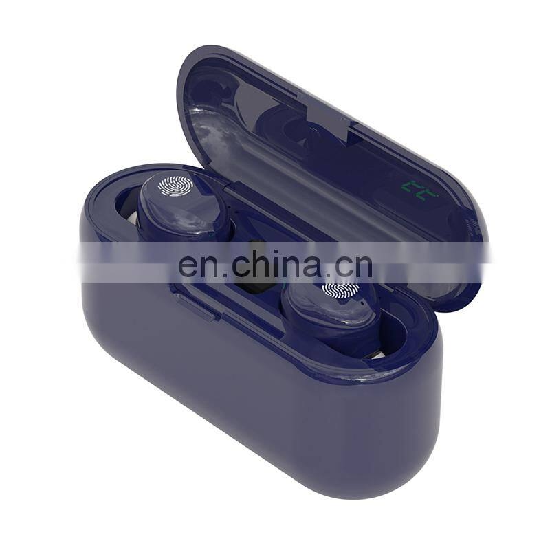 Mini bass wireless earbuds F9 LCD display blutooth earphone with power bank audifono f9-34 tws auriculares