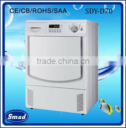 2014 7Kg automatic clothes tumble dryer for hotel laundry shops