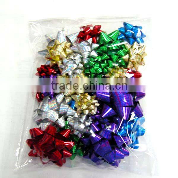 Metallic Effect Ribbon Egg, Bule Metallic Ribbon Roll, Fashinable Printed Ribbon Spool for Decoration