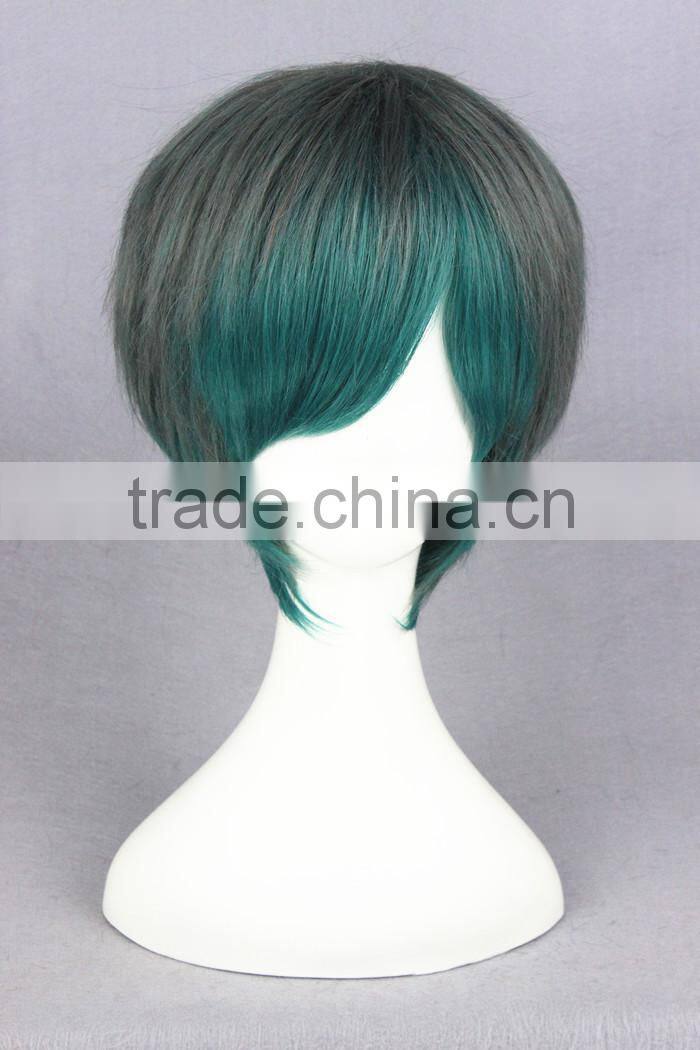 wholesale short 35cm multi color girls lolita synthetic wig