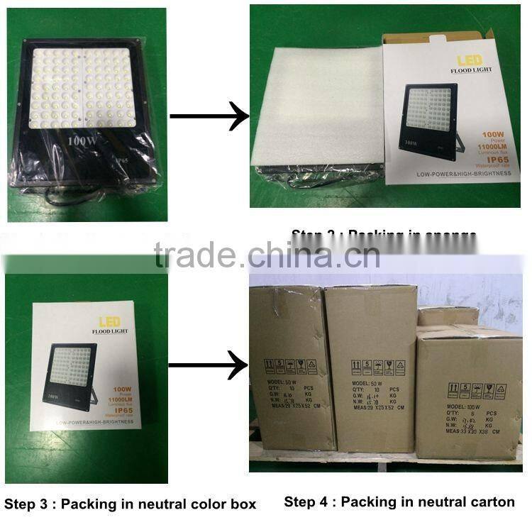 new design 5054 smd LED LG chip nature white tennis court 100w led flood light