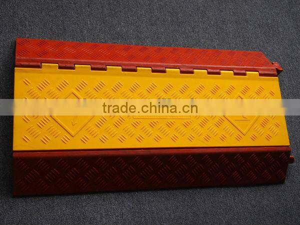 3 ways rubber floor cable protector