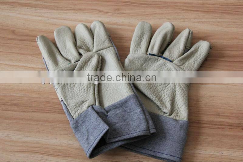 welding leather gloves,cow split leather welding glove