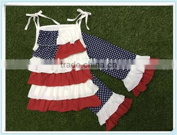 American Girls 4th July Wear Outfits For New Baby Girls Ruffles Short Sets In Fashion Latest Design Girl Summer Sets