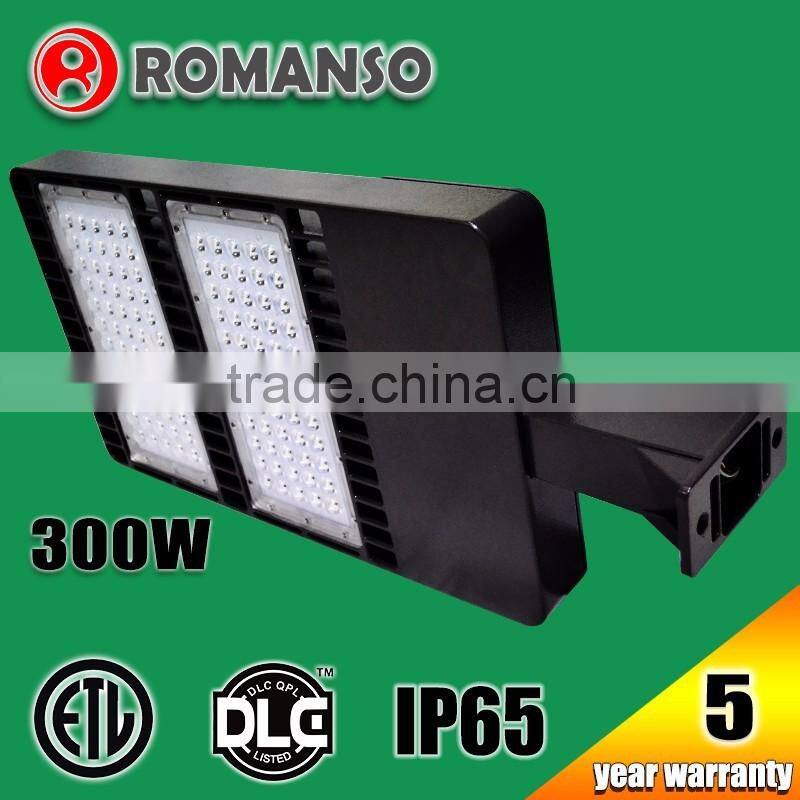 5 Years Warranty Shoebox Fixture 200W 300W LED Parking Area Lighting