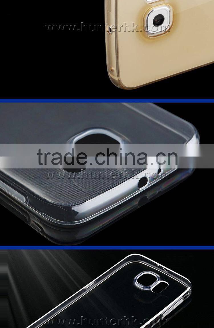 0.7mm Thin Full Clear TPU Gel Case For Samsung S6