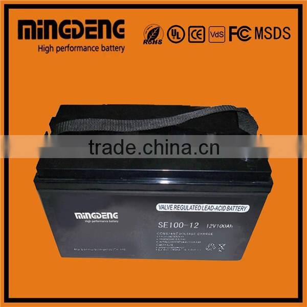 AGM sealed lead acid 12volts sealed lead acid battery 12v100ah