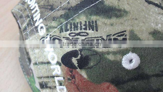 custom camo cap flat bill hat