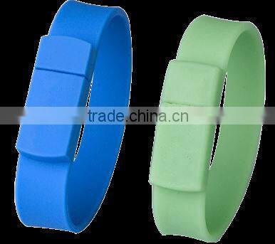Usb silicone wristband/Bracelet usb flash drive with 16GB 32GB