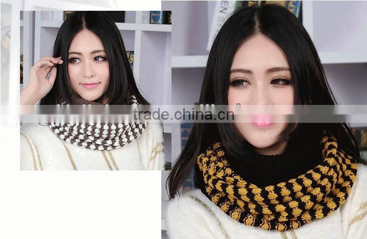 Fashion Assorted Color Wool Loop Lady Winter Scarf