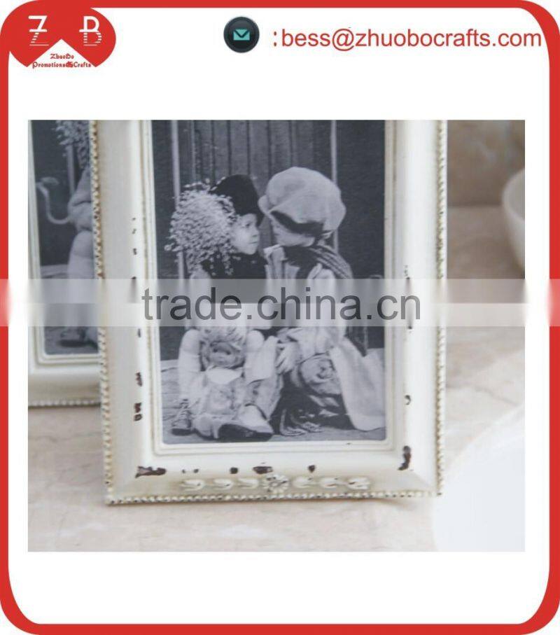 Antique resin baby picture frame design